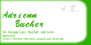 adrienn bucher business card
